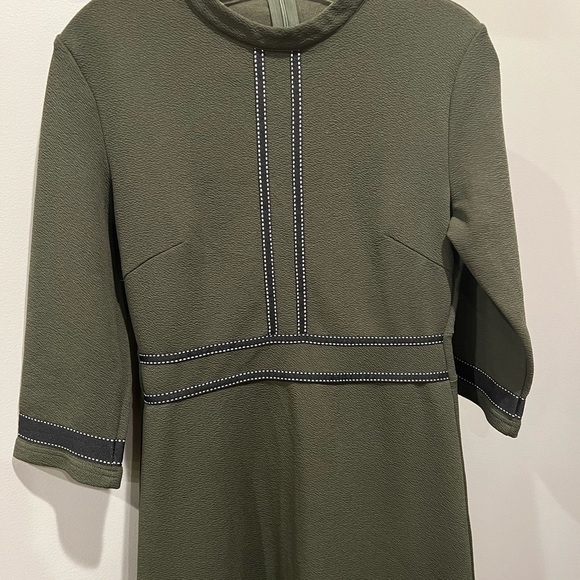 Homeyee Women’s Dark Green Vintage Size 6 Sheath Dress - Picture 2 of 9